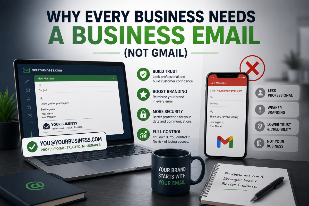 Why Every Business Needs a Business Email (Not Gmail)